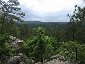 Robbers Cave - View from RC.